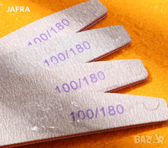 Професионални Пили за Маникюр 100/180 Пакет, за Салони и Домашна Употреба Отстъпка, снимка 11 - Продукти за маникюр - 48578562