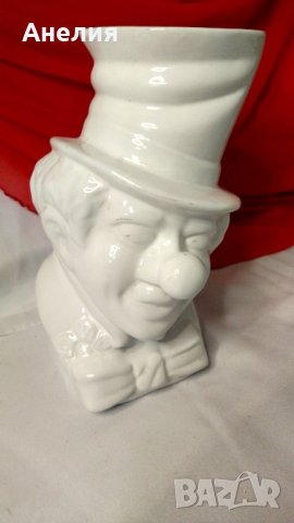 Уникална ваза глава на Клоун , снимка 2 - Вази - 43594190