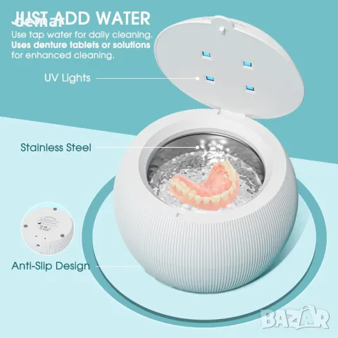 Ултразвукова UV почистваща машина Hangsun за протези, снимка 6 - Други - 49244142