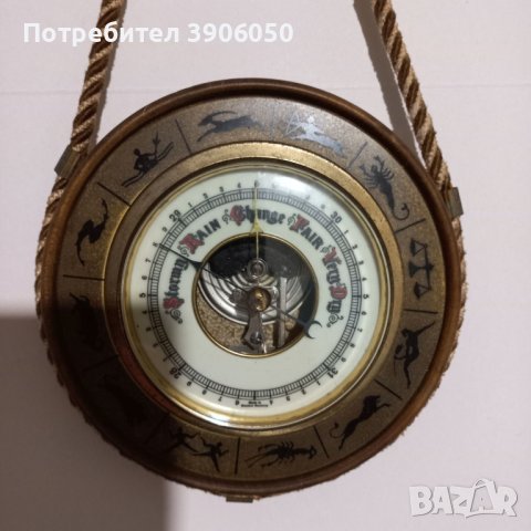 Стар барометър, снимка 1 - Антикварни и старинни предмети - 43435539
