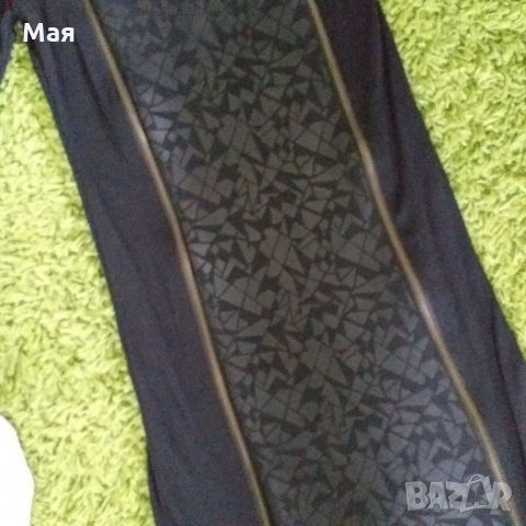 Черна ефектна рокля, снимка 3 - Рокли - 33381102