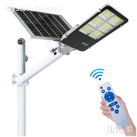 🎯Соларна лампа с панел и стойка 400W 🔝 Цена 149.90 лв. 📌 Бърза доставка с преглед и тест