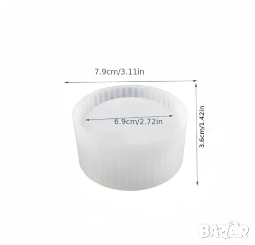 Молд кашпа с релеф , снимка 2 - Форми - 48624214