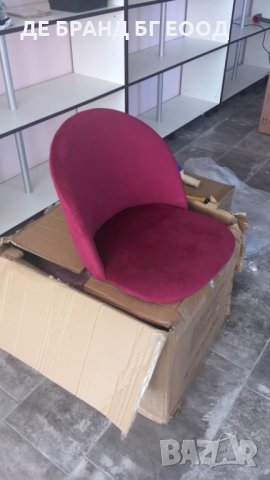 Стол бордо / комплект от два трапезни стола / столове с мека седалка и облегалка МОДЕЛ 77, снимка 7 - Столове - 33460102