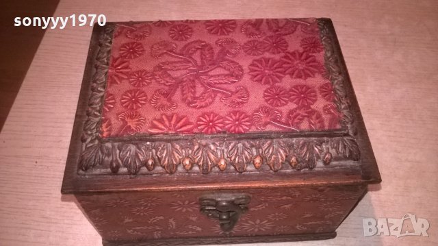 АНТИКА СТАРА КУТИЯ С ЧАСОВНИК-18Х14Х12СМ, снимка 15 - Колекции - 27970804