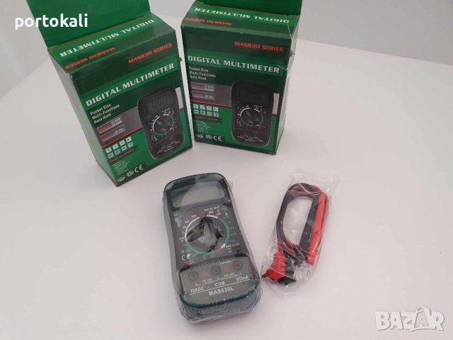 НОВ! Измервателен уред мултицет мултиметър MAS830L 10A 600V, снимка 4 - Други инструменти - 43229086