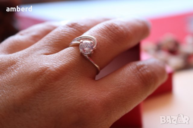 Стилен  сребърен пръстен модел R091, снимка 6 - Пръстени - 28951861
