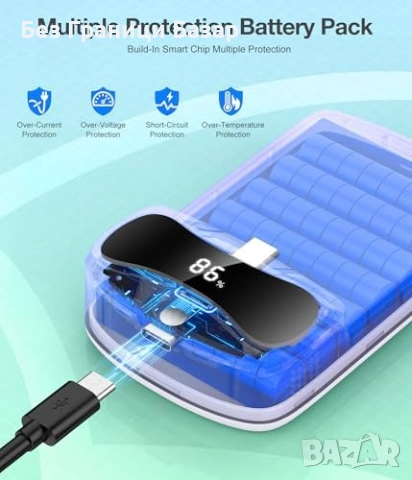 Нова Каишка за Meta Quest 3/3S/2 с 10000mAh батерия, двойни регулатори, снимка 7 - Друга електроника - 53531119