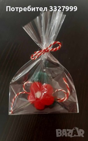 Мартеници ръчна изработка от вълна, снимка 2 - Декорация за дома - 44111391