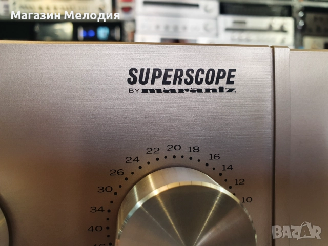 Усилвател SUPERSCOPE by Marantz A-545 В отлично техническо и визуално състояние., снимка 6 - Ресийвъри, усилватели, смесителни пултове - 34265225