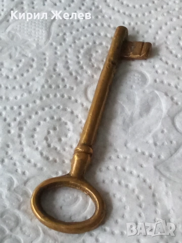Стар рядък бронзов ключ 52527, снимка 8 - Антикварни и старинни предмети - 52580490