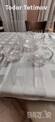 Комплект кристални купи Mikasa , снимка 2 - Други ценни предмети - 52512491