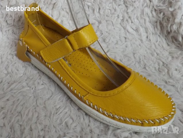 Обувки, летни,  естествена кожа, три цвята, код 49/ББ1/46, снимка 1 - Дамски ежедневни обувки - 38030863