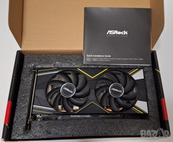 Видео карта GPU ASROCK RX 5500 XT 8GB, снимка 2 - Видеокарти - 52121940