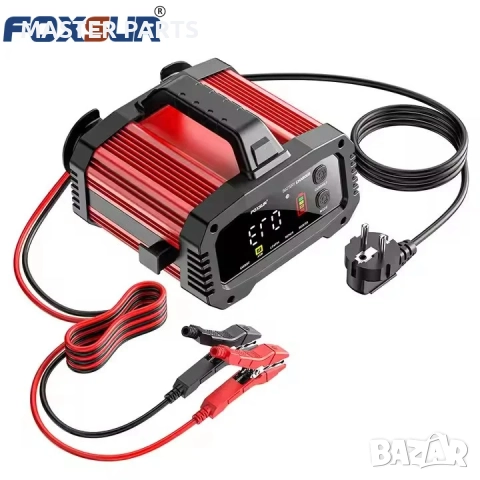 Умно зарядно за акумулатори 12V/24V, 25А, с функция Десулфатизация., снимка 6 - Аксесоари и консумативи - 51610070