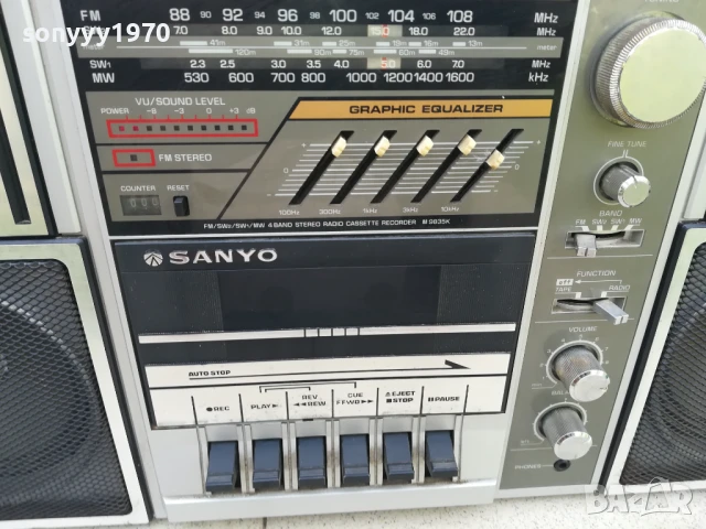 SANYO-MADE IN JAPAN 0606250759LCHERY, снимка 4 - Радиокасетофони, транзистори - 50569666