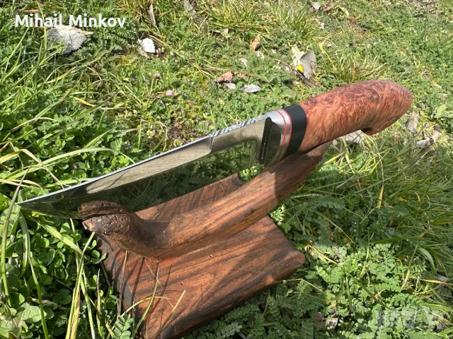 Продавам ръчно изработен ловен нож, снимка 10 - Ножове - 49342475