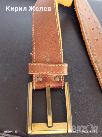 Марков кожен колан DSQUARED перфектно състояние 26593, снимка 5 - Колани - 51845630