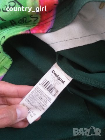 Desigual Lel Verde - страхотна рокля, снимка 8 - Рокли - 29023195