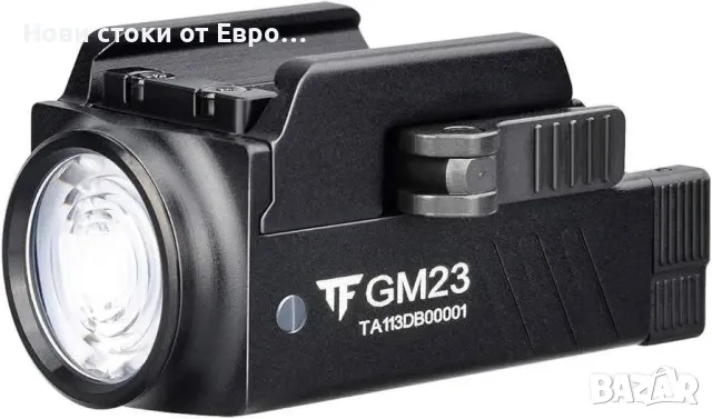 Пистолетна светлина TrustFire GM23 800 лумена Glock Gun Rail Mounted фенерче, USB