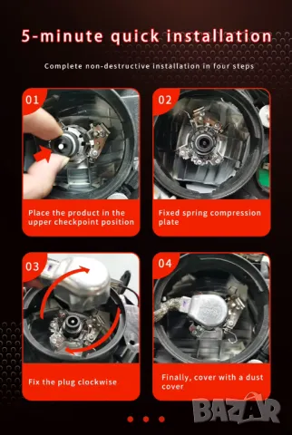 LED Крушки D2S - D series +300 %, снимка 8 - Аксесоари и консумативи - 49460206