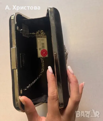 Официален черен клъч/ чантичка Bijou Brigite, снимка 4 - Чанти - 47365615