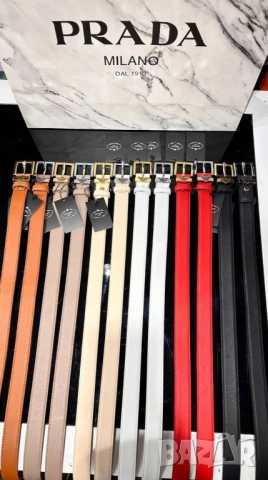 колани от естествена кожа в кутия prada, снимка 6 - Колани - 51677774