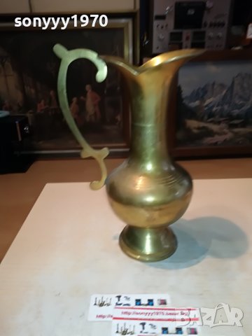 КАНА-27Х18Х12СМ-МЕД/МЕСИНГ ВНОС ФРАНЦИЯ 1001231612, снимка 7 - Антикварни и старинни предмети - 39256196