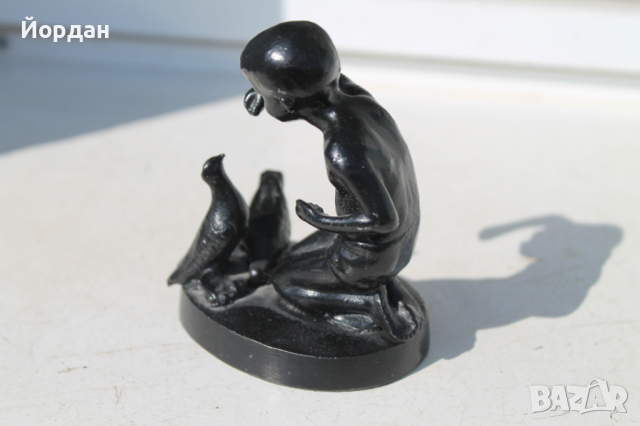 СССР скулптура  чугун 1983г, снимка 3 - Антикварни и старинни предмети - 36463902