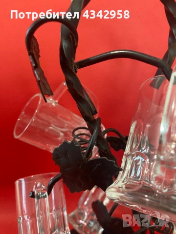 Reims. France. Поставка с бирени чаши., снимка 4 - Аксесоари за кухня - 52509335