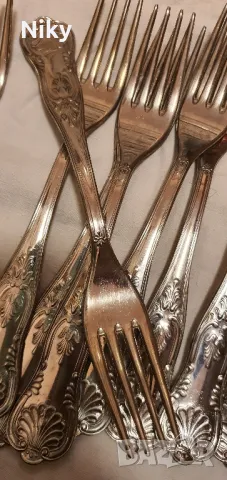 Посребрени прибори 800 arg 48 части , снимка 7 - Прибори за хранене, готвене и сервиране - 47512550