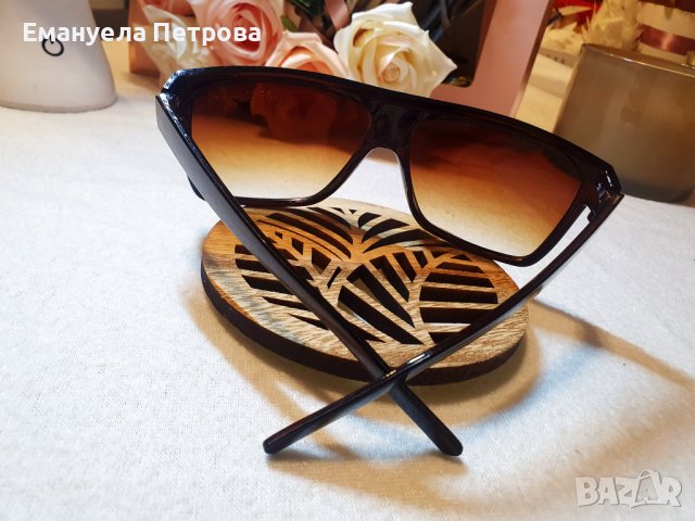 Дамски слънчеви очила / кафяви + Подарък Кутия/Опаковка, снимка 3 - Слънчеви и диоптрични очила - 37599572