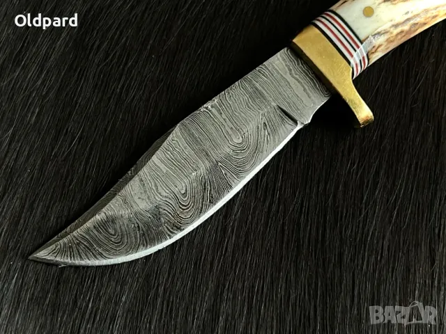 Компактен ловен нож Rite Edge. Damascus (DM1027), снимка 2 - Ножове - 48692121