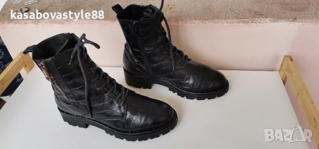 Боти Mark Cain 37 н. Естествена кожа , снимка 10 - Дамски боти - 51941158