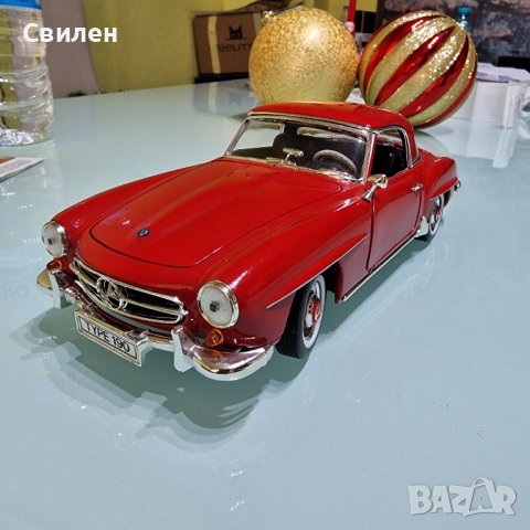 Mercedes 190 SL (1:18), снимка 2 - Колекции - 43483687