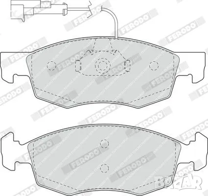 SIMER 352.2 Накладки предни FIAT Palio 1996 - 2001 OE 9947954 OE 77362178 OE 77362177               