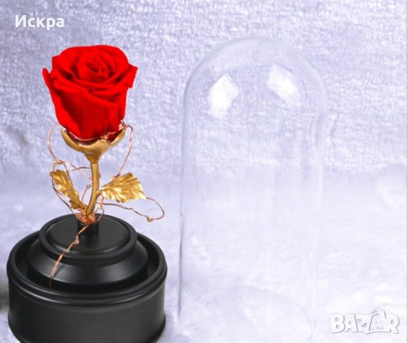 Роза която дълго се запазва , снимка 2 - Изкуствени цветя - 39871300