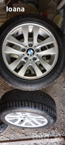 Зимни гуми с джанти 205/55/R16, снимка 3 - Гуми и джанти - 52559995