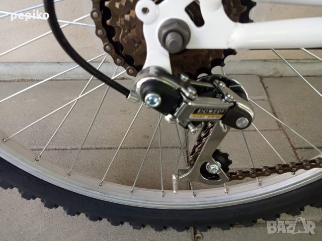 Продавам колела внос от Германия  юношески велосипед GALAXI 24 цола преден и заден амортисьори, снимка 4 - Велосипеди - 28604677
