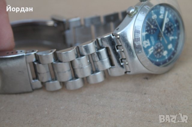 Мъжки часовник ''Swatch'' хронограф 40 мм, снимка 5 - Мъжки - 43593893