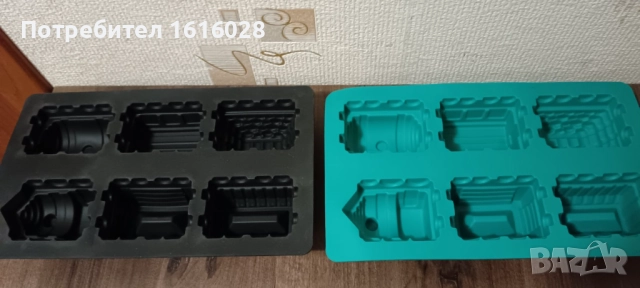 Силиконов молд с формички на влак - локомотив с вагончета, снимка 10 - Декорация за дома - 47815168