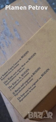 бронзова склуптора на Роден и сак Енцо Нори , снимка 10 - Антикварни и старинни предмети - 51298668