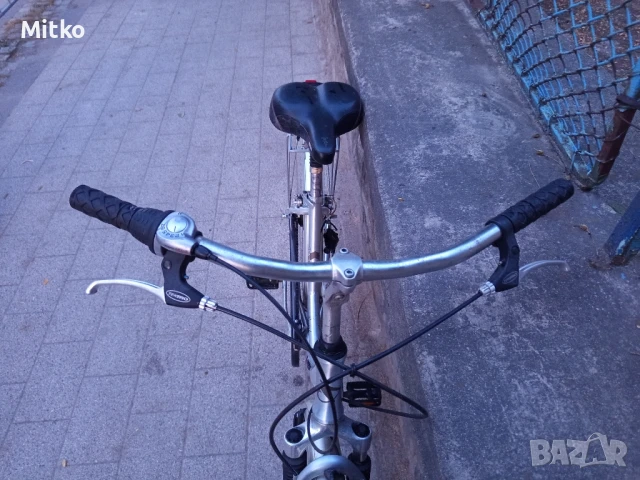 28 цола алуминиев велосипед с 7 скорости усилени капли амортисьори предни като нов , снимка 6 - Велосипеди - 50739714