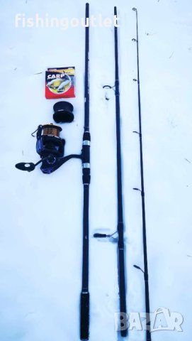 ТОП шарански комплект - въдица 3.60mt 4lbs,макара 10 лагера размер 9000 и корда 300мт, снимка 6 - Въдици - 43831548
