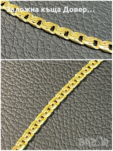 Златен Ланец кръст синджир krast ланче 14 к 585 gold zlato  lanec lance, снимка 11 - Колиета, медальони, синджири - 52159929