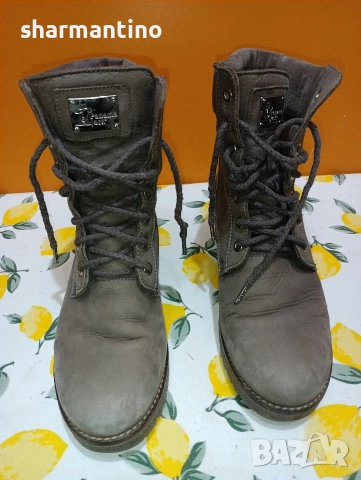 Panama Jack N 39 кожени боти, снимка 3 - Дамски боти - 52976038