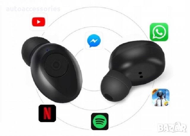 Безжични bluetooth 5.0 слушалки F9+ -5С , черни, снимка 12 - Слушалки, hands-free - 33388116