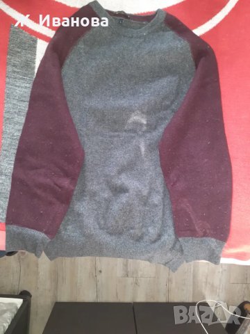 Продавам сив ангорски пуловер, размер S, снимка 2 - Пуловери - 48553539