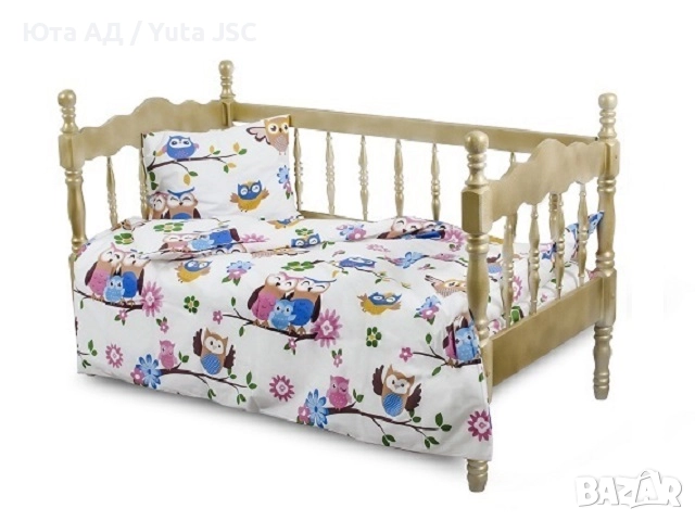 Детски комплект ЮТА 5 части, снимка 3 - Спално бельо и завивки - 52490682