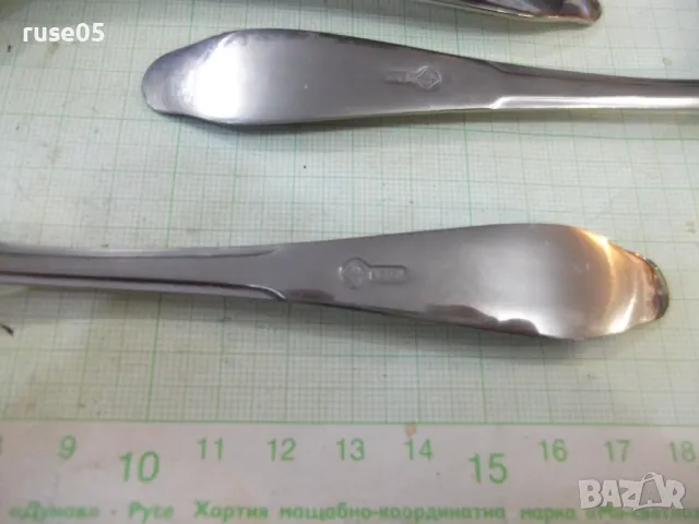 Лот от 6 бр. лъжици нови съветски, снимка 5 - Прибори за хранене, готвене и сервиране - 48741682